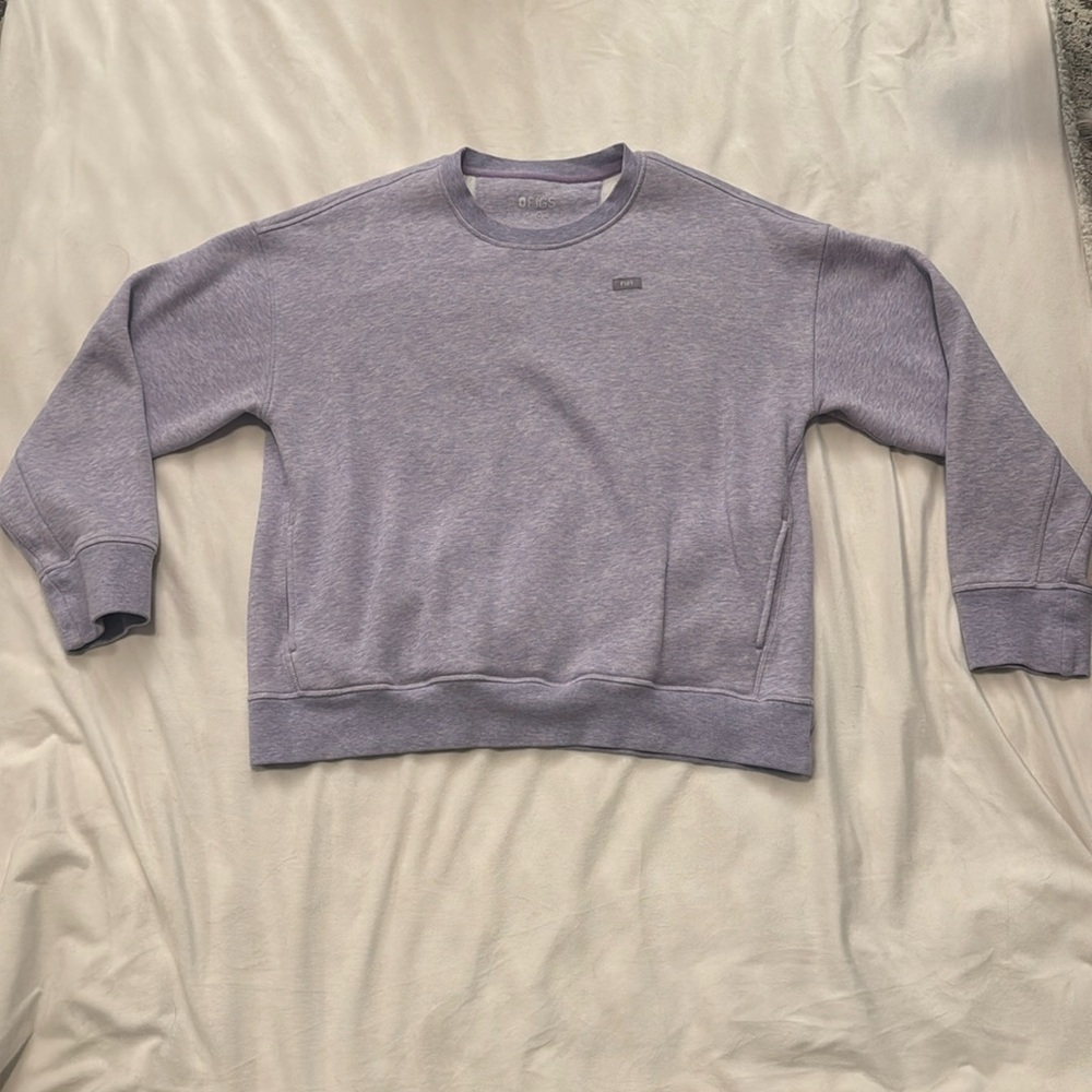 Light purple figs pullover sweatshirt